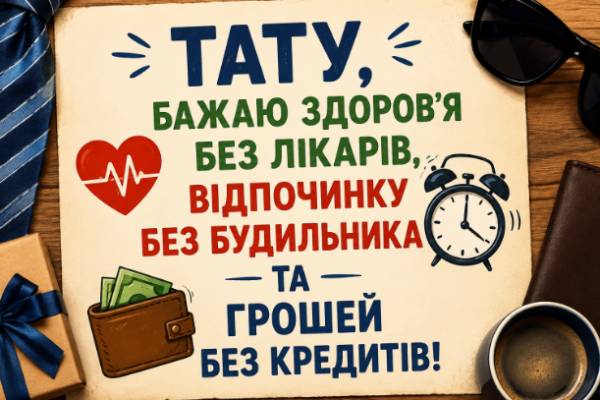 Прикольні привітання з днем народження батьку картинка