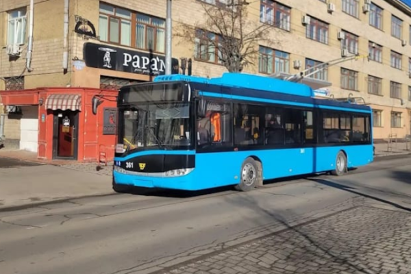 3 тролейбус Вінниця