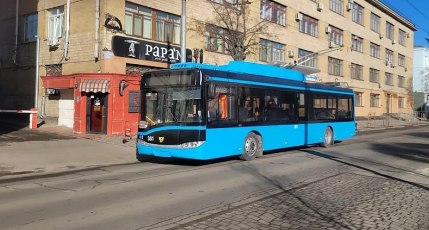 3 тролейбус Вінниця